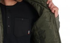 Ryb��sk� bunda Simms Fall Run Hoody Smokey Olive