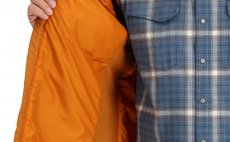 Ryb��sk� bunda Simms Fall Run Hybrid Hoody Chestnut