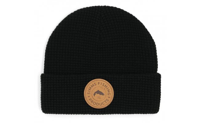 Rybsk epice Simms Everyday Waffle Knit Beanie Black Rybsk epice Simms Everyday Waffle Knit Beanie Black