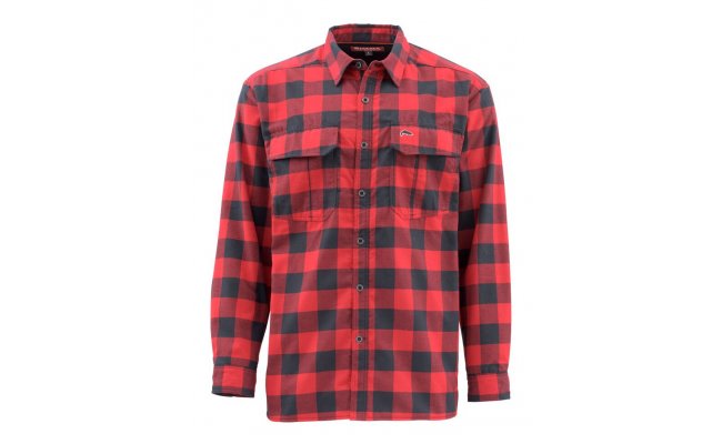 Rybsk koile Simms ColdWeather Shirt Red Buffalo Plaid Rybsk koile Simms ColdWeather Shirt Red Buffalo Plaid M