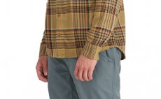 Ryb��sk� ko�ile Simms Santee Flannel Camel & Navy & Clay Neo Plaid