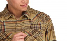 Ryb��sk� ko�ile Simms Santee Flannel Camel & Navy & Clay Neo Plaid
