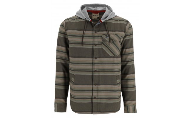 Rybsk koile Simms Santee Flannel Hoody Hickory Dolomite/Blanket Stripe Rybsk koile Simms Santee Flannel Hoody Hickory Dolomite/Blanket Stripe S