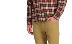 Rybsk koile Simms Santee Flannel Maghoany & Tan Camp Plaid