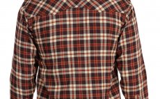 Rybsk koile Simms Santee Flannel Maghoany & Tan Camp Plaid