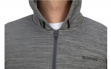 Rybsk mikina Simms Challenger Full-Zip Hoody Black Heather