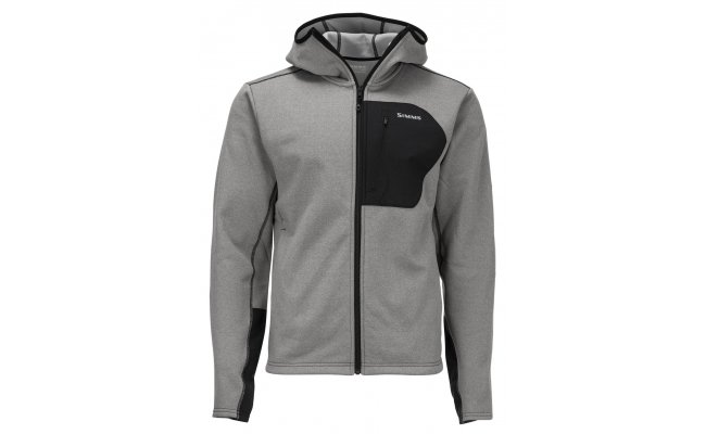 Ryb��sk� mikina Simms CX Hoody Full Zip Slate Heather  Ryb��sk� mikina Simms CX Hoody Full Zip Slate Heather XL