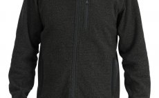 Ryb��sk� mikina Simms Rivershed Full Zip Black Heather