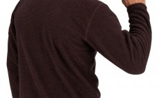 Rybsk mikina Simms Rivershed Quarter Zip Mahogany