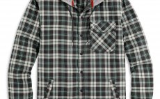 Ryb��sk� mikina Simms Santee Flannel Hoody Forest & Carbon CMP Plaid