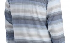 Ryb��sk� mikina Simms Santee Flannel Hoody Navy & Storm & Steel Blue Stripe