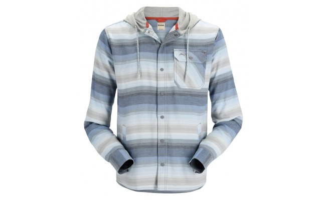 Ryb��sk� mikina Simms Santee Flannel Hoody Navy & Storm & Steel Blue Stripe Ryb��sk� mikina Simms Santee Flannel Hoody Navy & Storm & Steel Blue Stripe S
