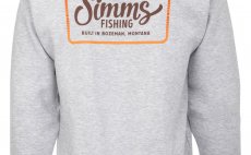 Ryb��sk� mikina Simms Two Tone Hoody Grey Heather