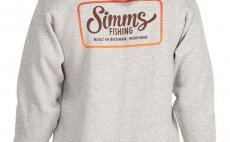 Ryb��sk� mikina Simms Two Tone Hoody Grey Heather