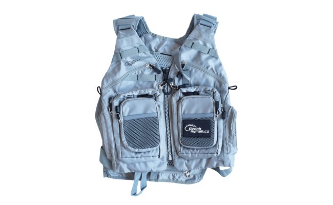 Ryb��sk� vesta CzechNymph Mesh Grey Ryb��sk� vesta CzechNymph Mesh Grey