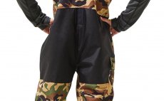 Ryb��sk� kalhoty na k�andy Simms CX Bib Woodland Camo
