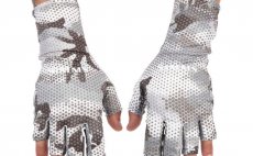 Ryb��sk� rukavice Simms Bugstopper Sunglove Hex Flo Camo Steel