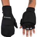 Rybářské rukavice Simms Freestone Foldover Mitt Black