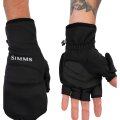 Rybářské rukavice Simms Freestone Foldover Mitt Black