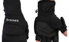 Rybsk rukavice Simms Freestone Foldover Mitt Black