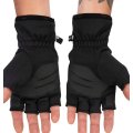 Rybářské rukavice Simms Freestone Half Finger Gloves Black