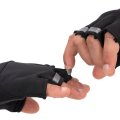 Rybářské rukavice Simms Freestone Half Finger Gloves Black
