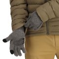 Rybářské rukavice Simms Wool Full Finger Glove Steel