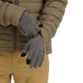 Rybářské rukavice Simms Wool Full Finger Glove Steel