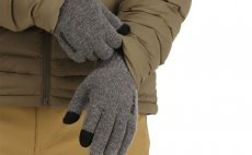 Rybsk rukavice Simms Wool Full Finger Glove Steel