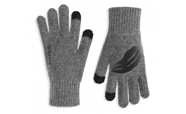 Rybsk rukavice Simms Wool Full Finger Glove Steel Rybsk rukavice Simms Wool Full Finger Glove Steel S/M
