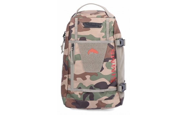 Ryb��sk� batoh Simms Tributary Sling Pack Woodland Camo Ryb��sk� batoh Simms Tributary Sling Pack Woodland Camo
