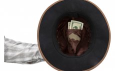 Ryb��sk� klobouk Simms Classic Guide Hat Dark Bronze