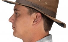 Ryb��sk� klobouk Simms Classic Guide Hat Dark Bronze