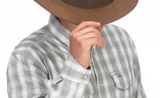 Ryb��sk� klobouk Simms Classic Guide Hat Dark Bronze