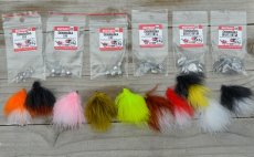 Sada nstrah Streamer Marabou "eburaka" Red Bass