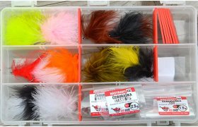 Sada n�strah Streamer Marabou "�ebura�ka ... Sada n�strah Streamer Marabou "�ebura�ka" Red Bass