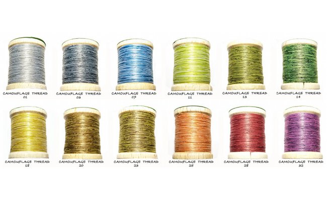 Sada vzacch nit Tommi-Fly Camouflage Thread 12 barev Sada vzacch nit Tommi-Fly Camouflage Thread 12 barev