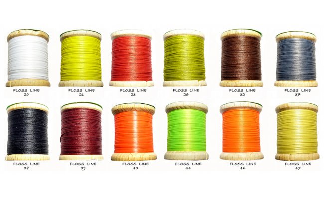 Sada vzacch nit Tommi-Fly Floss Line 12 barev Sada vzacch nit Tommi-Fly Floss Line 12 barev
