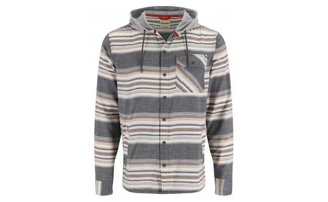 Rybsk koile Simms Santee Flannel Hoody Black Slate/Blanket Stripe Rybsk koile Simms Santee Flannel Hoody Black Slate/Blanket Stripe S