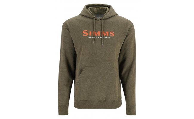 Rybsk mikina Simms Logo Hoody Military Heather Rybsk mikina Simms Logo Hoody Military Heather S