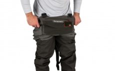 Ta�ka na brod�c� kalhoty a boty Simms Taco Bag Woodland Camo Sandbar