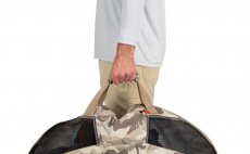 Ta�ka na brod�c� kalhoty a boty Simms Taco Bag Woodland Camo Sandbar