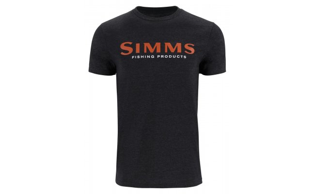 Triko Simms Orange Logo Gunmetal Heather Triko Simms Orange Logo Gunmetal Heather S