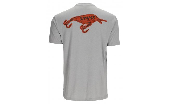 Tri�ko Simms Square Bill T-Shirt Cinder Heather Tri�ko Simms Square Bill T-Shirt Cinder Heather S