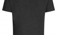 Tri�ko Simms Stacked Logo Bass T-Shirt Charcoal Heather