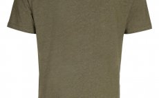 Tri�ko Simms Stacked Logo Bass T-Shirt Military Heather