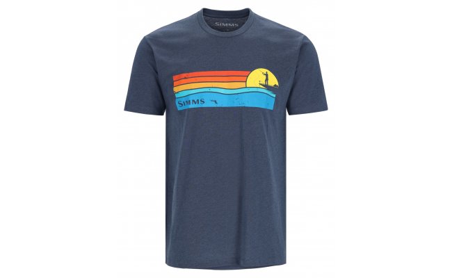 Tri�ko Simms Sunset Navy Heather Tri�ko Simms Sunset Navy Heather S