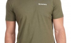 Tri�ko Simms Trout On My Mind Military Heather