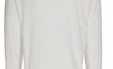 Triko s dlouh�m ruk�vem Simms Black Logo Pure White