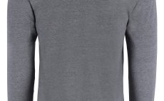 Triko s dlouhm rukvem Simms Orange Logo Athletic Heather